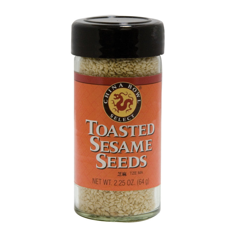 Wholesale China Bowl Toasted Sesame Seeds 2.25 Oz Jar - 12ct Case Bulk