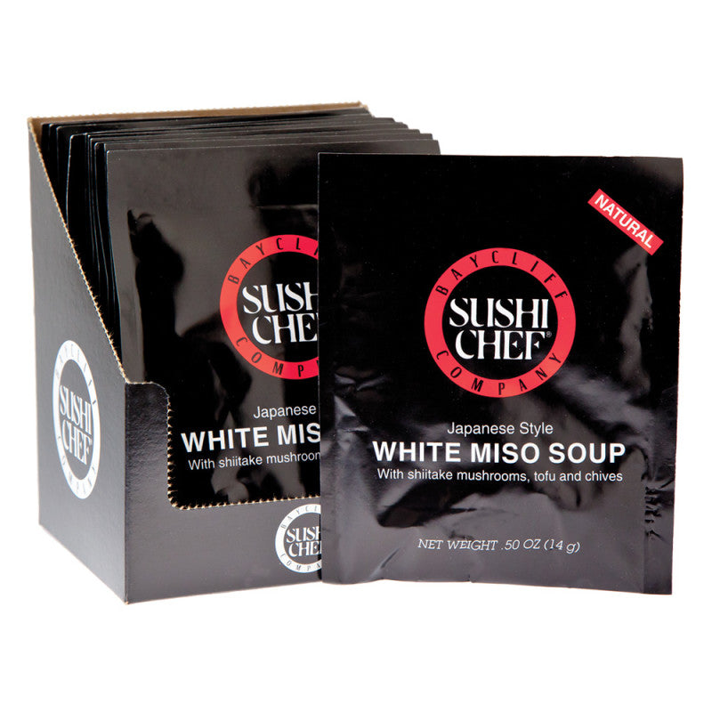 Wholesale Sushi Chef White Miso Soup Packet 0.5 Oz - 72ct Case Bulk