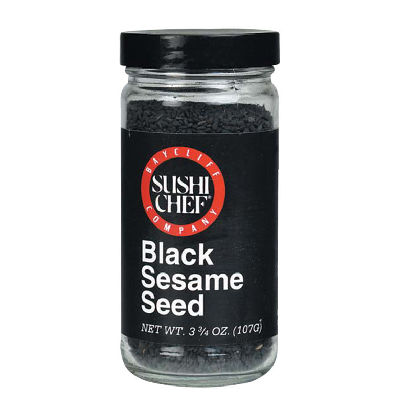 Wholesale Sushi Chef Black Sesame Seed 3.75 Oz Jar - 12ct Case Bulk