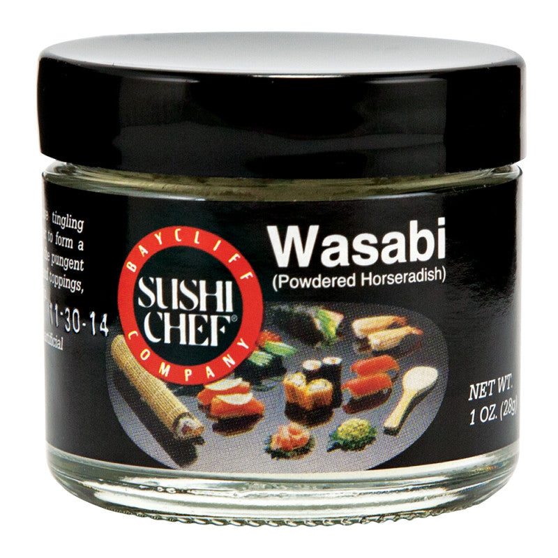 Wholesale Sushi Chef Wasabi Powdered Horseradish 1 Oz Jar - 24ct Case Bulk