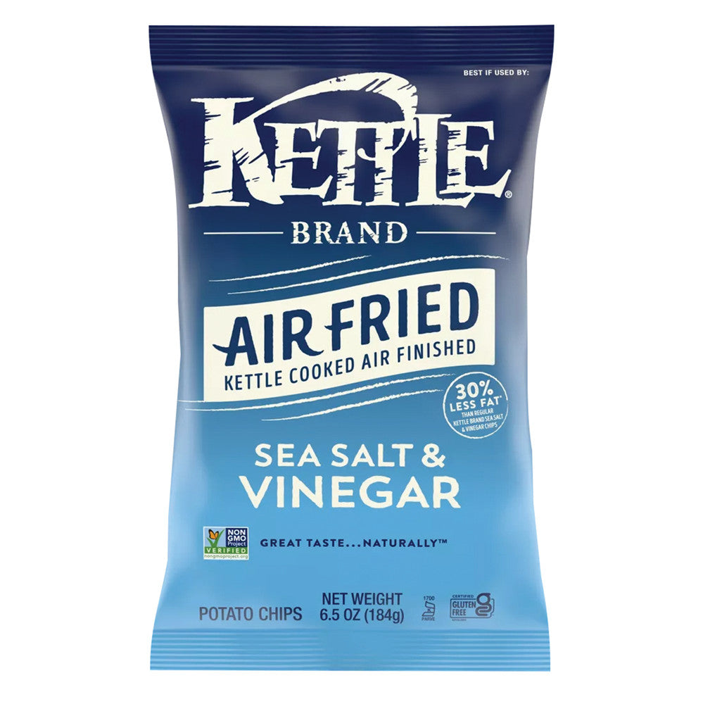 Wholesale Kettle Air Fried Chips Sea salt & Vinegar 4.25 Oz Bag- Bulk