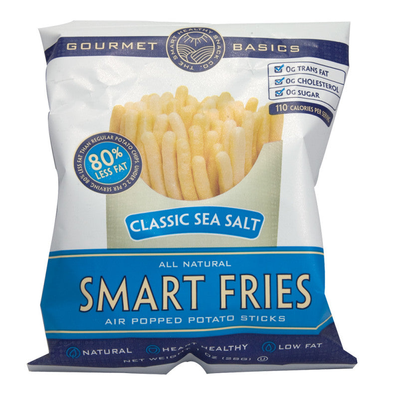Wholesale Smart Fries Classic Sea Salt 1 Oz Bag - 24ct Case Bulk