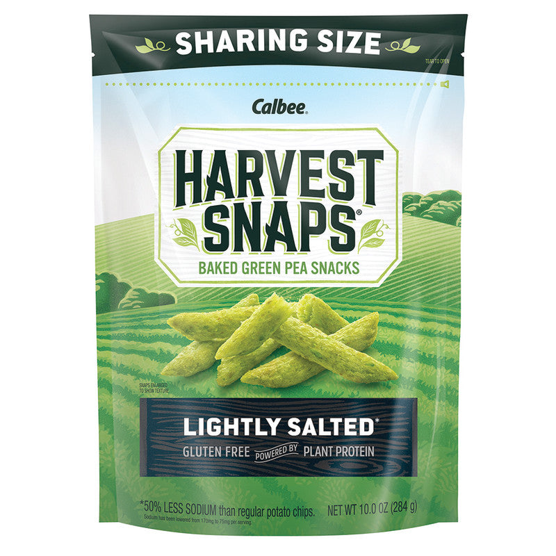 Wholesale Calbee Harvest Snaps Lightly Salted 10 Oz Pouch - 6ct Case Bulk