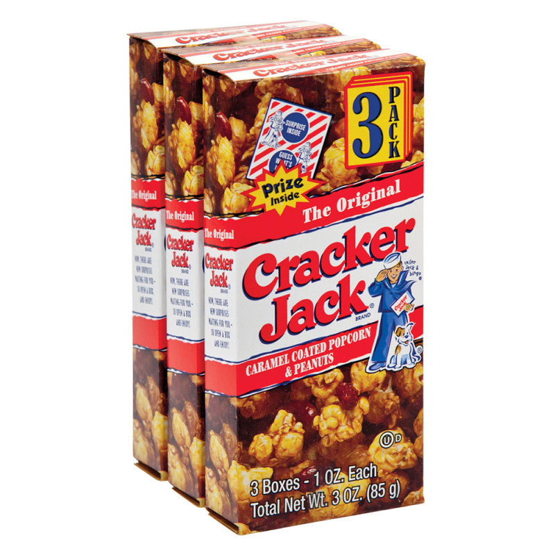 Wholesale Cracker Jack Original Triples 3 Oz Box Bulk