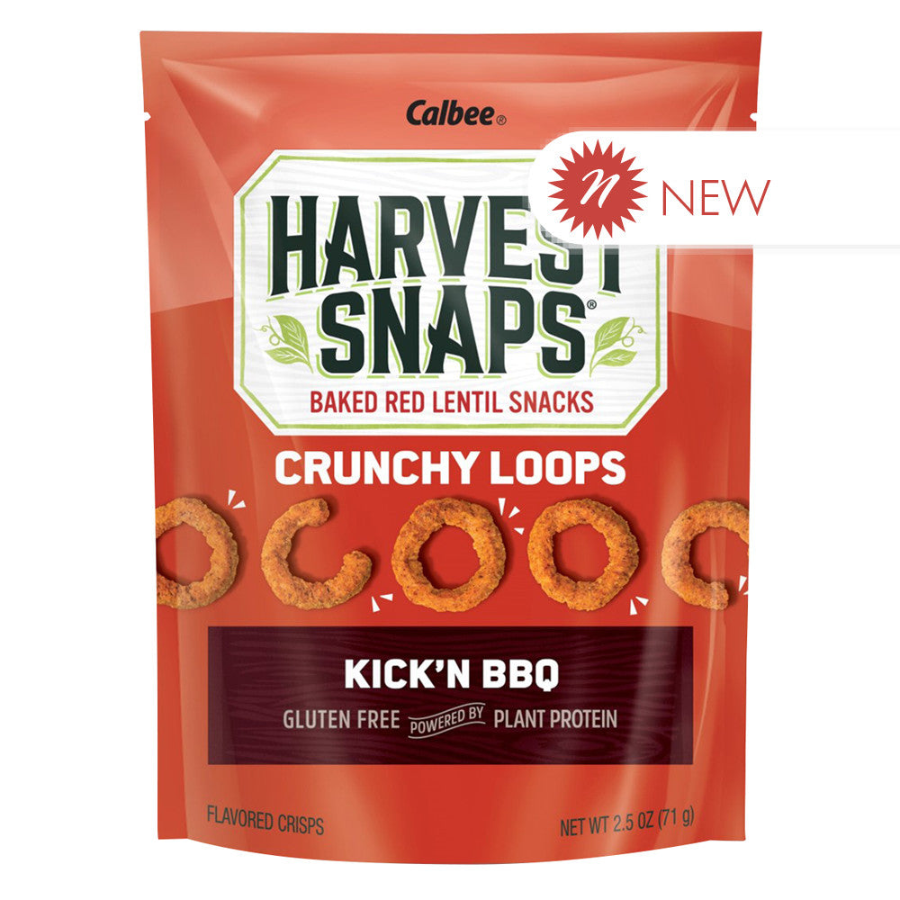 Calbee - Harv Snaps - Crunchy Loops - Kckn Barbecue - 2.5Oz