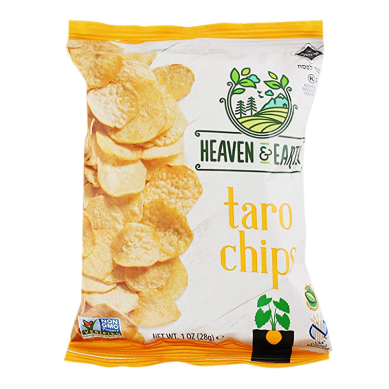 Wholesale Heaven & Earth Taro Chips 1 Oz Bag - 36ct Case Bulk