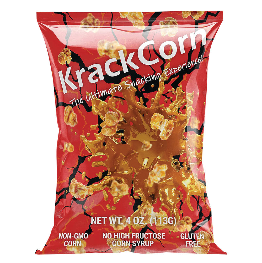 Wholesale Krackcorn Original Caramel Popcorn 4 Oz Bag Bulk