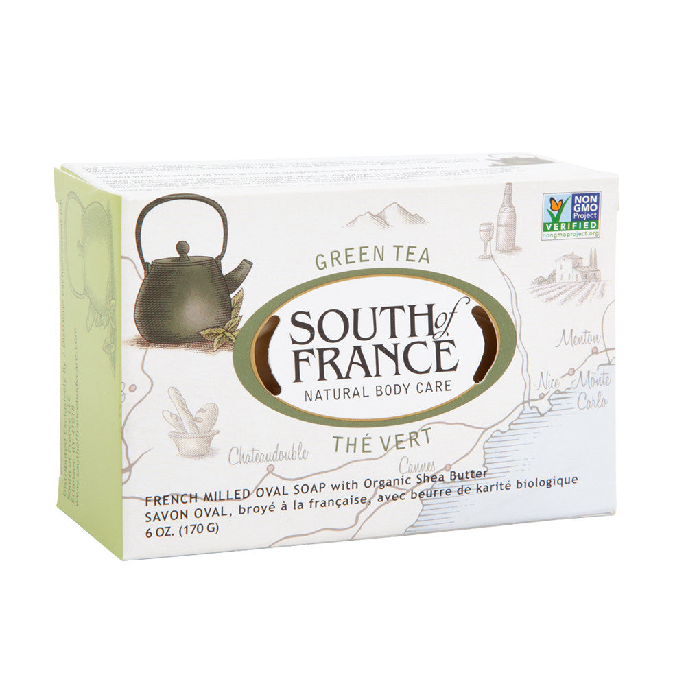 South Of France Green Tea Soap 6 Oz Bar