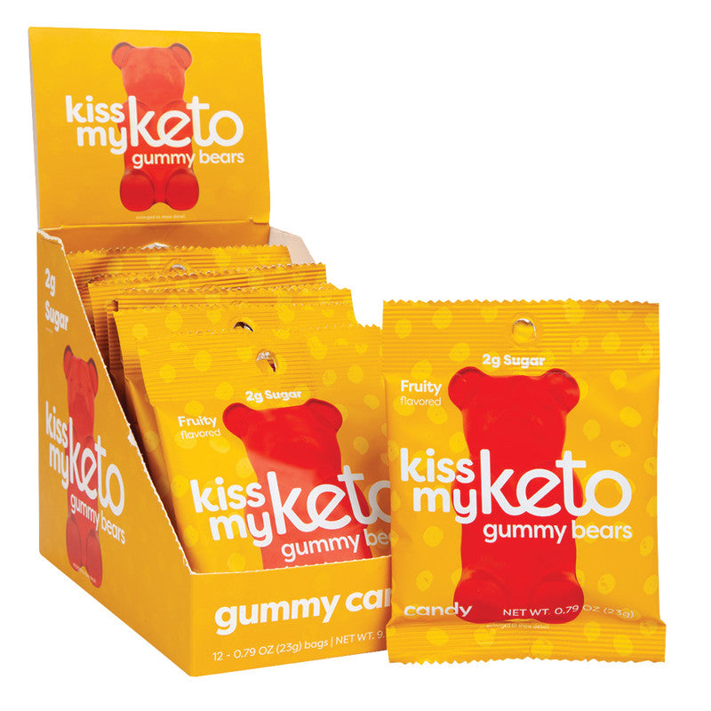 Wholesale Kiss My Keto Keto Gummies 0.79 Oz Pouch - 192ct Case Bulk