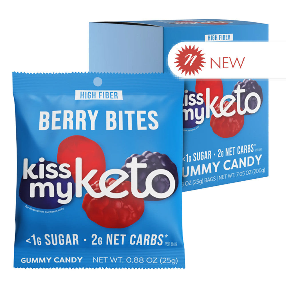 Kiss My Keto Berry Bites 0.88 Oz Bag