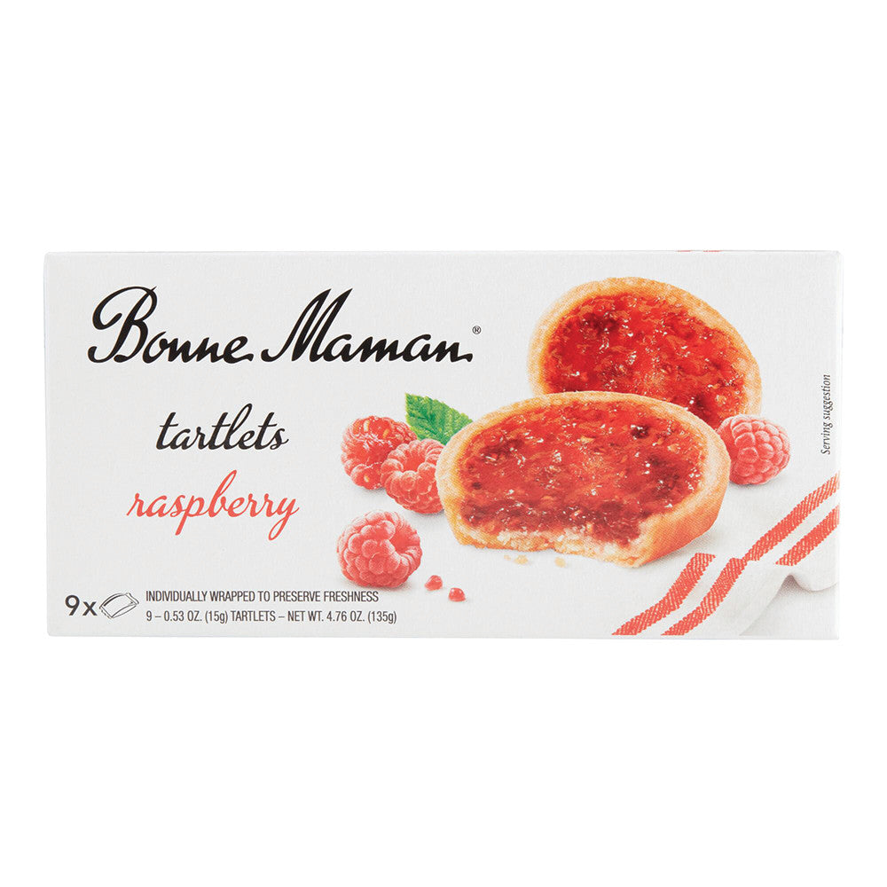 Wholesale Bonne Maman Raspberry Tartlets 4.76 Oz-12ct Case Bulk