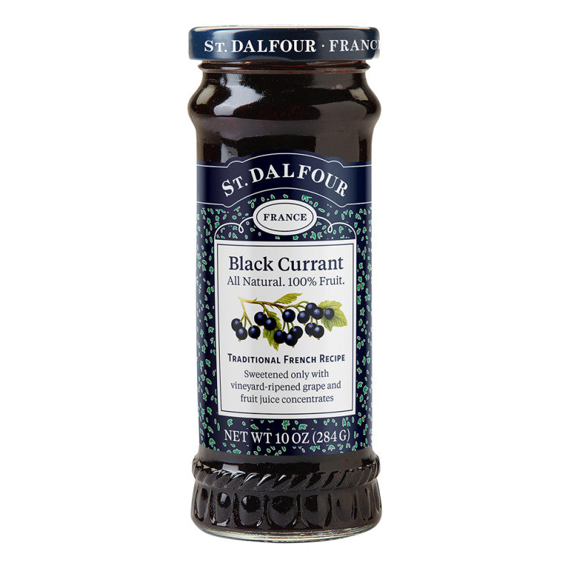 Wholesale St. Dalfour Black Currant Preserves 10 Oz Jar - 24ct Case Bulk