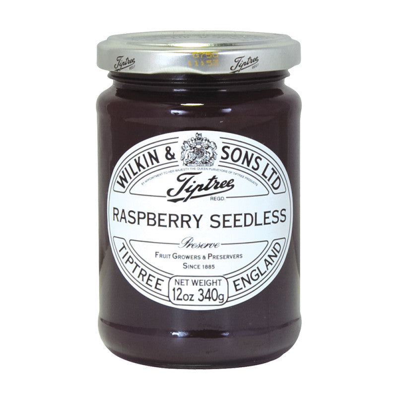 Wholesale Tiptree Seedless Raspberry Preserves 12 Oz Jar - 6ct Case Bulk