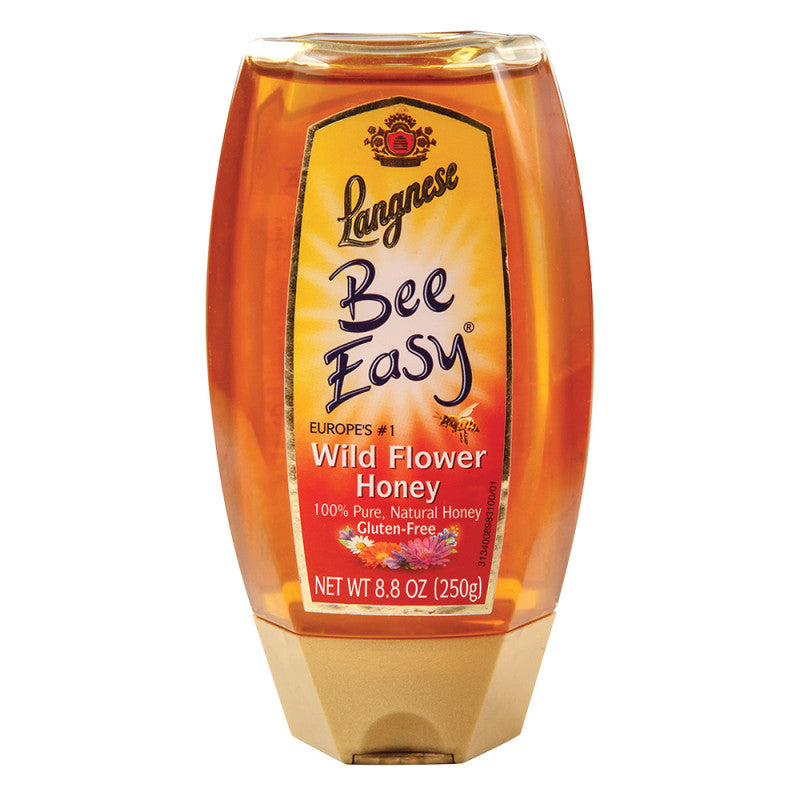 Wholesale Langnese Bee Easy Wild Flower Honey 8.8 Oz Bottle - 8ct Case Bulk