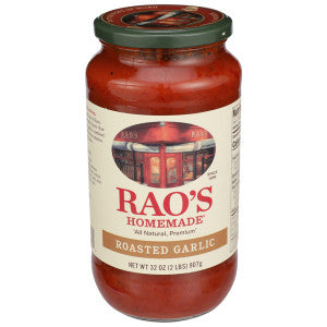 Wholesale Rao'S Roasted Garlic Sauce 32 Oz Jar - 6ct Case Bulk