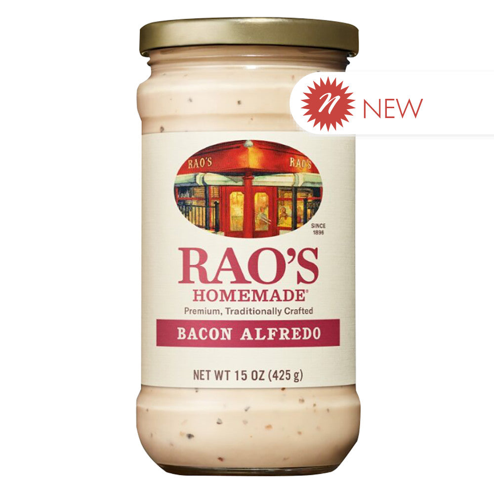 Rao'S Bacon Alfredo Sauce 15 Oz Glass Jar