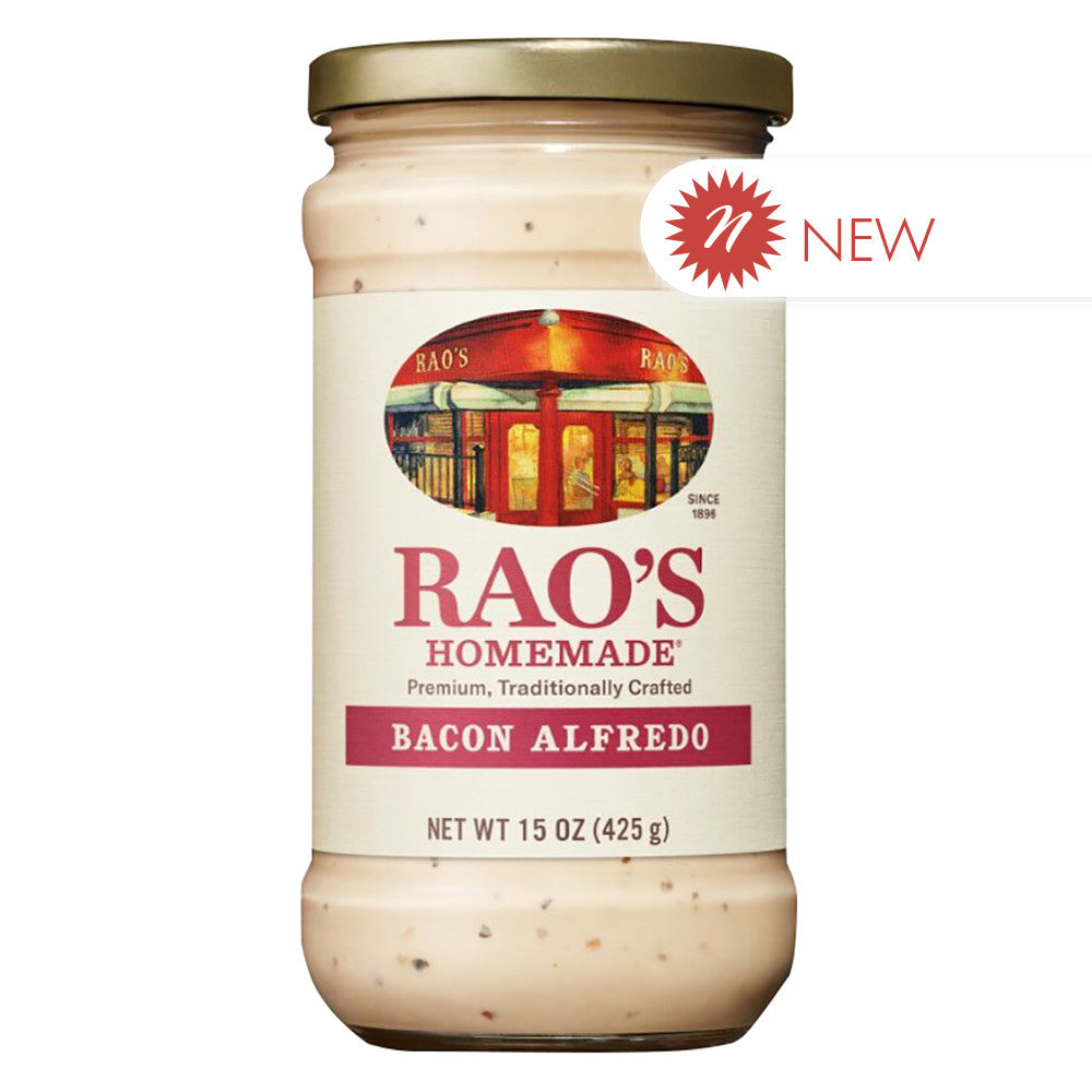 Wholesale Rao'S Bacon Alfredo Sauce 15 Oz Glass Jar- Bulk