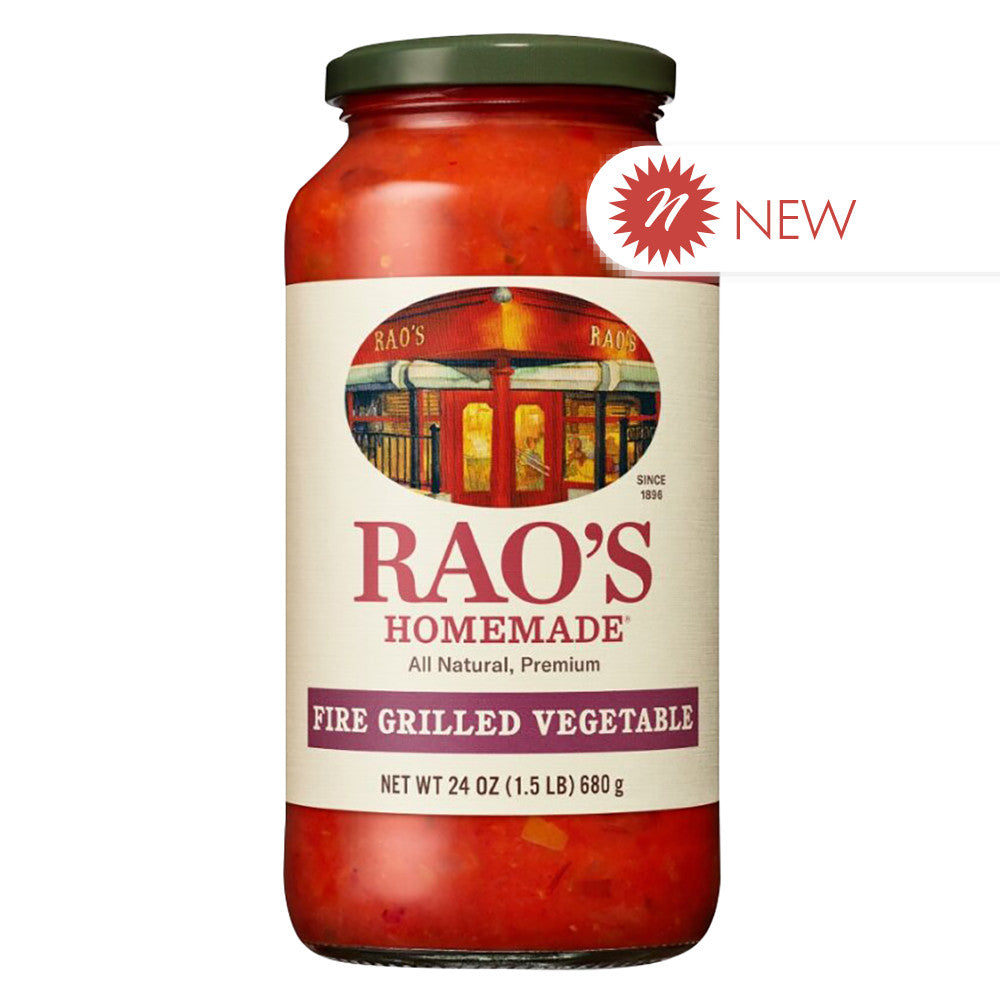 Wholesale Rao'S Fire Grilled Vegetable Sauce 24 Oz Glass Jar- Bulk