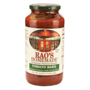 Wholesale Rao'S Tomato Basil Sauce 24 Oz Jar - 12ct Case Bulk