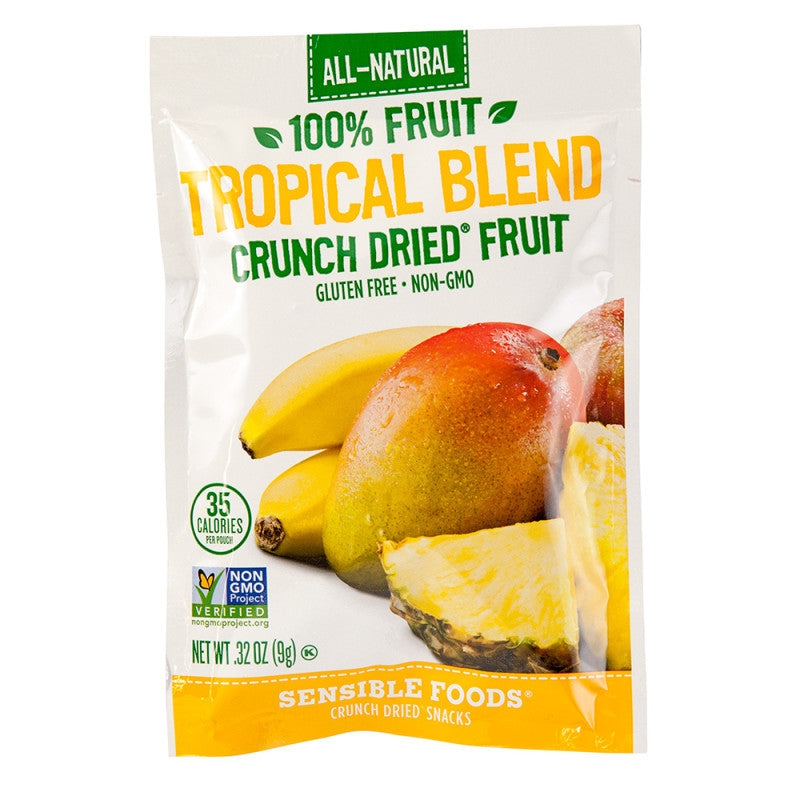 Wholesale Sensible Foods Tropical Blend Crunch Dried Fruit 0.32 Oz Bag - 48ct Case Bulk