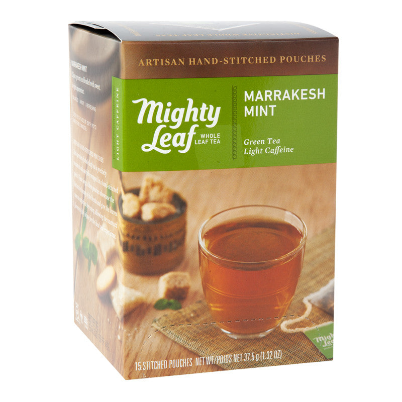 Wholesale Mighty Leaf Marrakesh Mint Tea 15 Ct Box - 6ct Case Bulk