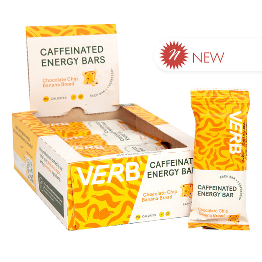 Wholesale Verb Chocolate Chip Banana Bread Energy Bars .92 Oz- Bulk