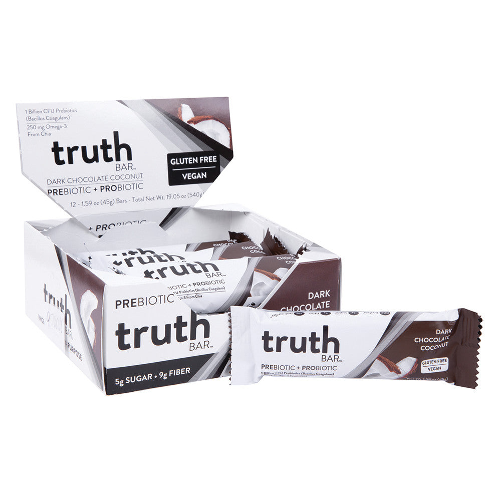 Wholesale Truth Bar Dark Chocolate Coconut 1.59 Oz Bulk