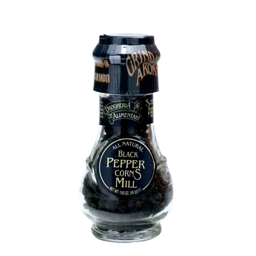 Wholesale D&A Spice Mills Black Peppercorns 1.6 Oz- Bulk