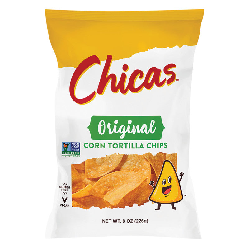 Wholesale Chicas Original Corn Tortilla Chips 8 Oz Bag - 9ct Case Bulk