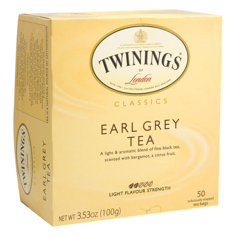 Wholesale Twinings Earl Grey Tea 50 Ct Box - 6ct Case Bulk