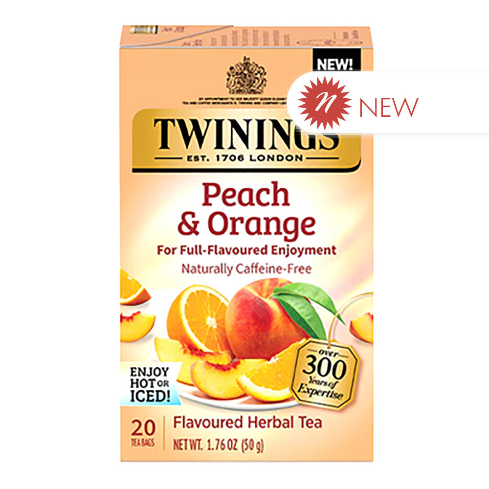 Twinings - Peach & Orange Herbal Tea - 20Ct