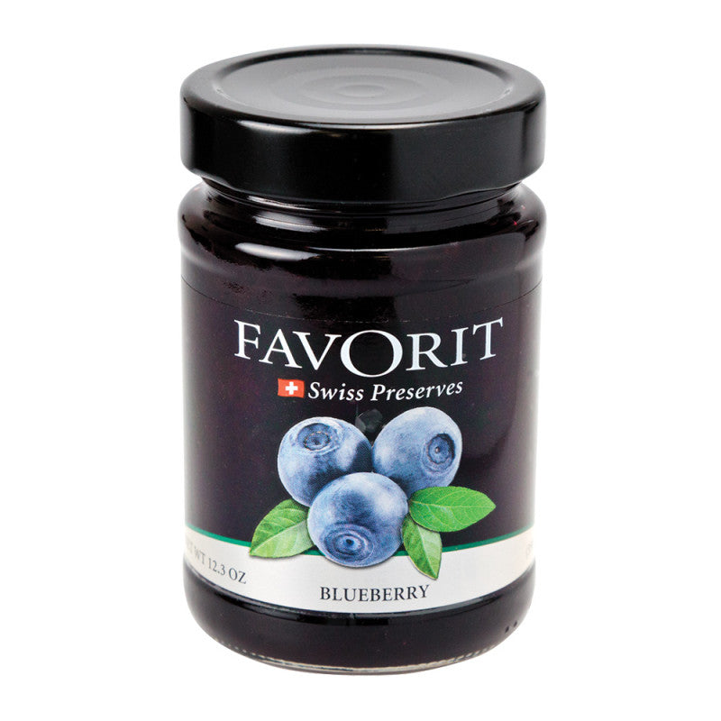 Wholesale Favorit Blueberry Preserves 12.3 Oz Jar - 6ct Case Bulk