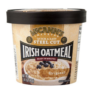 Wholesale Mccann'S Steel Cut Instant Irish Oatmeal Original 1.41 Oz Cup - 12ct Case Bulk