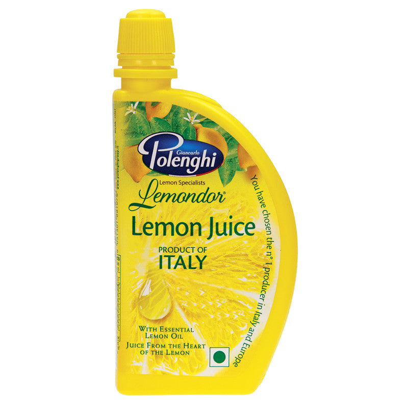 Wholesale Polenghi Lemon Juice 4.2 Oz Squeeze Bottle - 24ct Case Bulk