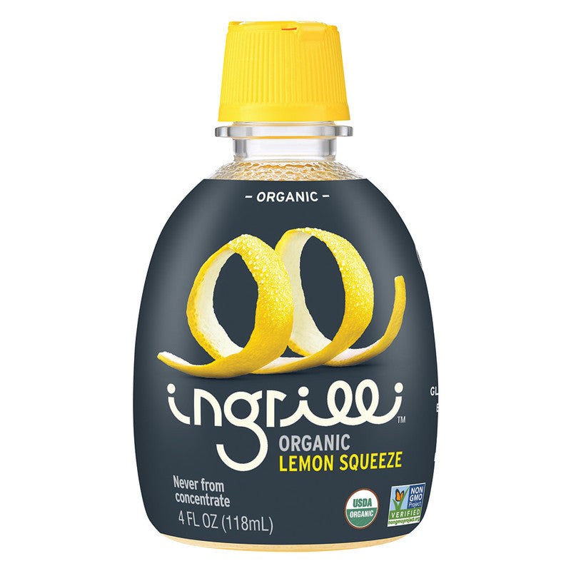 Wholesale Ingrilli Organic Lemon Squeeze 4 Oz Bottle - 24ct Case Bulk