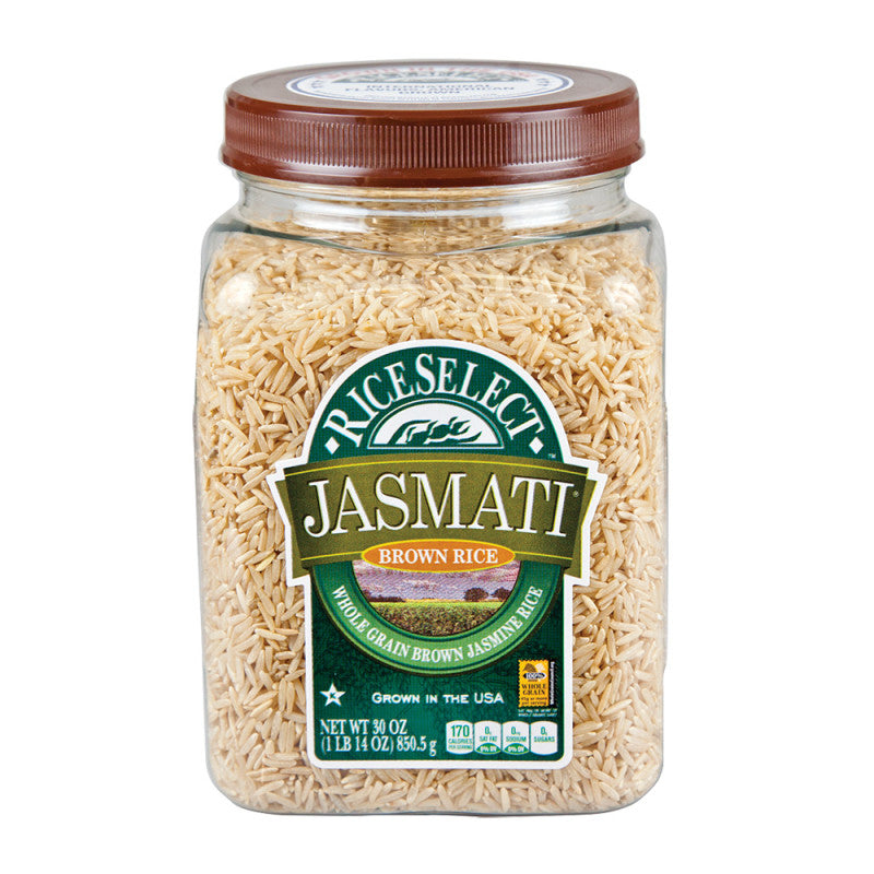 Wholesale Texmati Brown Jasmati Rice 30 Oz Jar - 4ct Case Bulk