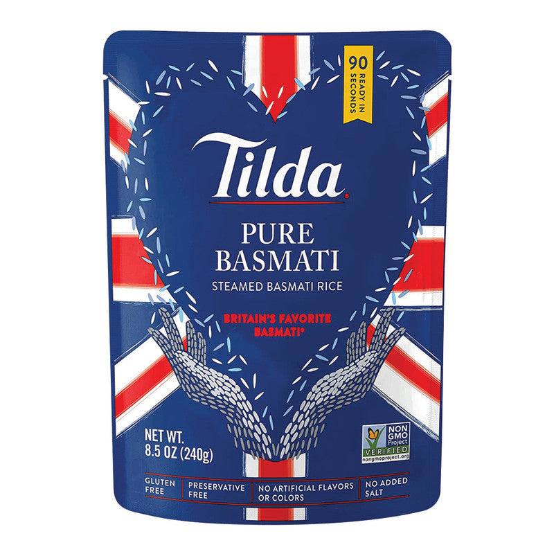 Wholesale Tilda Ready To Heat Basmati Rice 8.5 Oz Pouch - 6ct Case Bulk