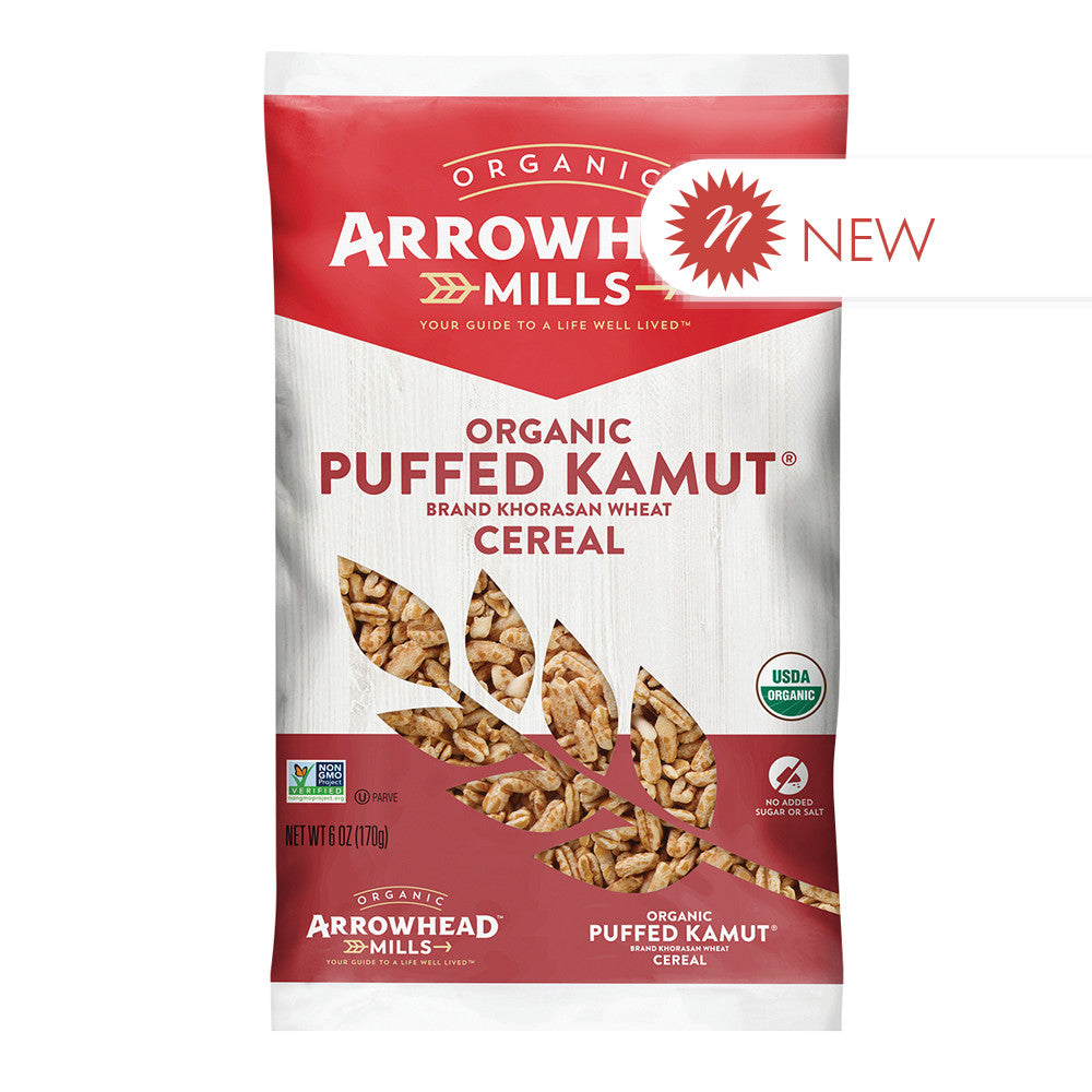 Wholesale Arrowhead Mills Organic Puffed Kamut Cereal 6 Oz Bag Bulk