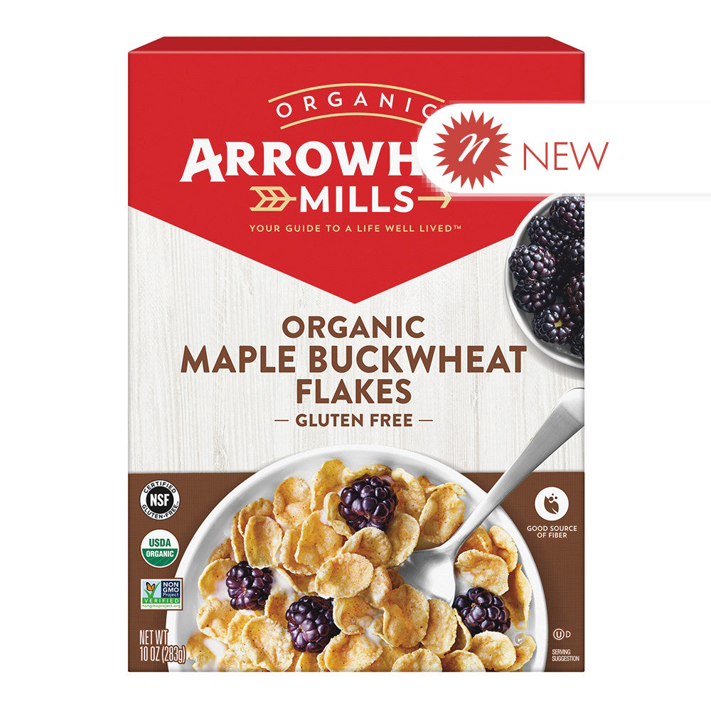 Wholesale Arrowhead Mills Organic Maple Buckwheat Flakes 10 Oz Box Bulk