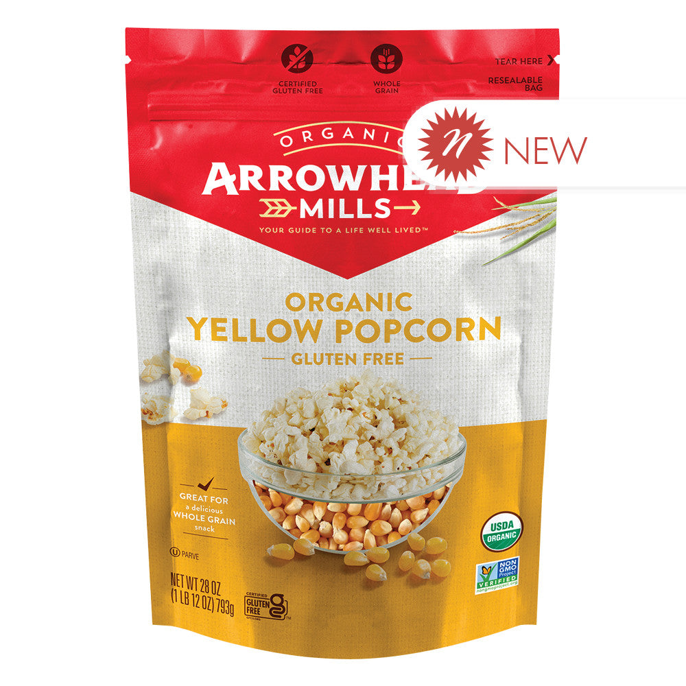 Wholesale Arrowhead Mills Yellow Popcorn 28 Oz Bag Bulk