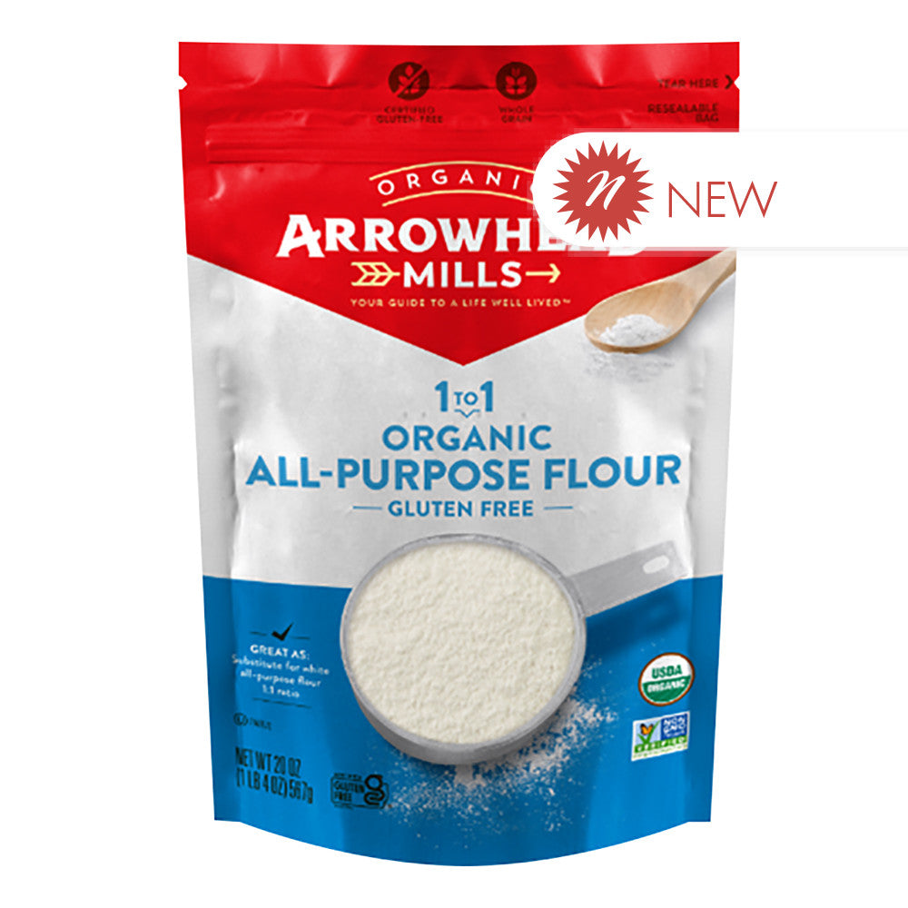 Wholesale Arrowhead Mills Organic Gluten Free All Purpose Flour 20 Oz Pouch Bulk