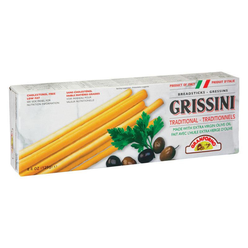 Wholesale Granforno Grissini Plain Breadsticks 4.4 Oz Box - 12ct Case Bulk