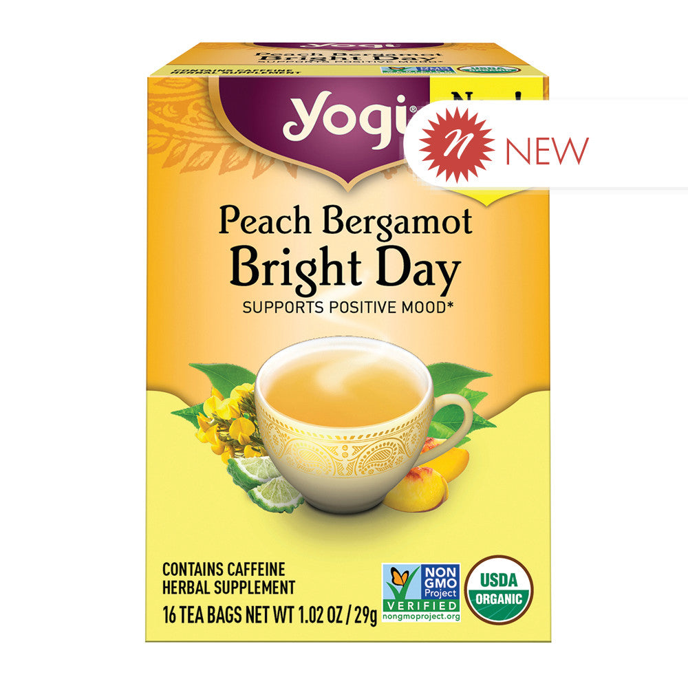 Wholesale Yogi Tea - Peach Bergamot Bright Day Bulk