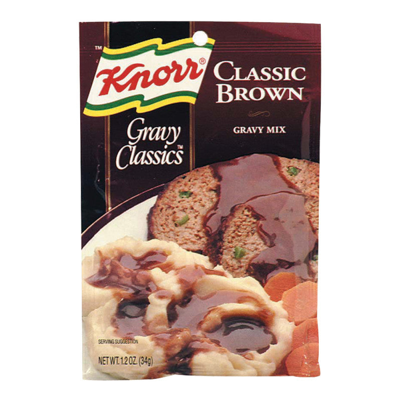 Wholesale Knorr Classic Brown Gravy Mix 1.25 Oz Packet - 24ct Case Bulk