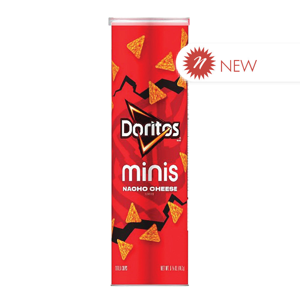 Wholesale Doritos Minis Nacho Cheese 5.125 Oz Canister-12ct Case Bulk