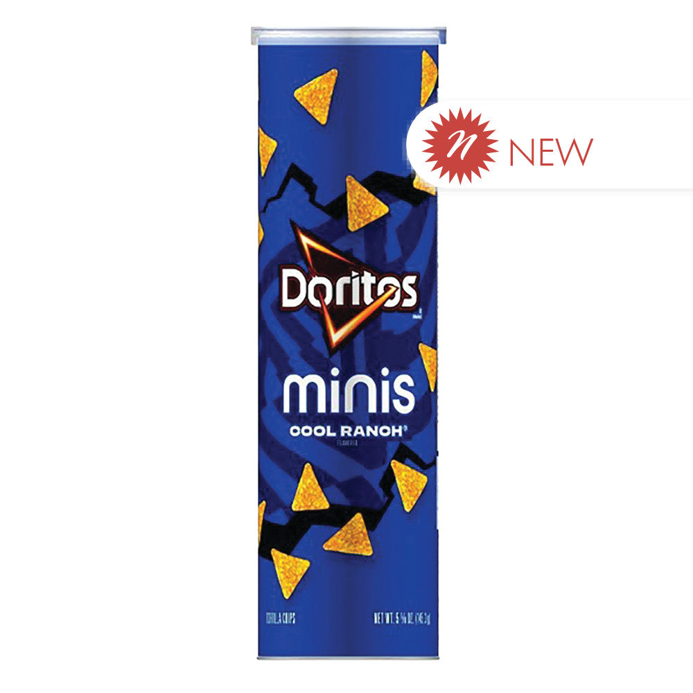 Wholesale Doritos Minis Cool Ranch 5.125 Oz Canister-12ct Case Bulk