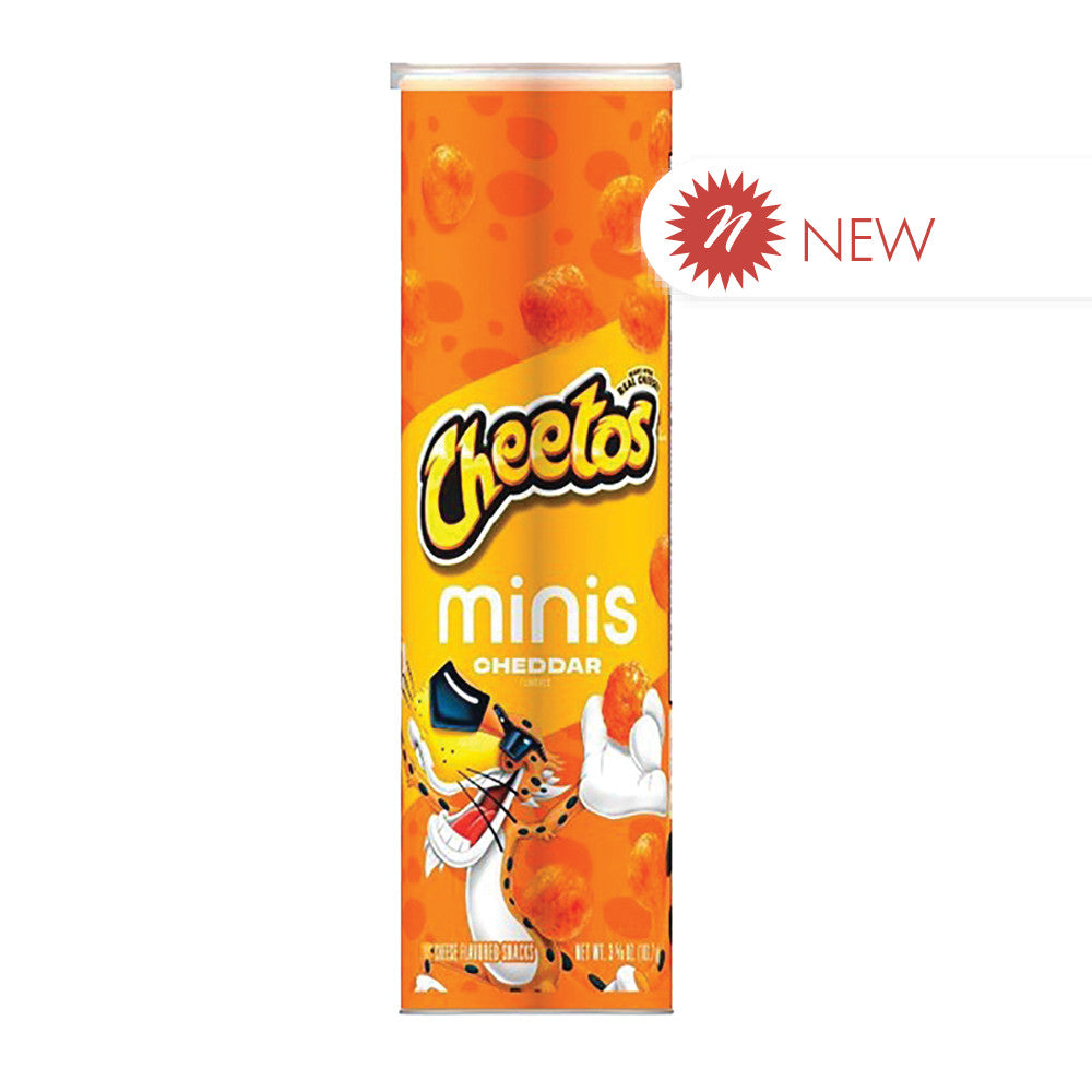 Wholesale Cheetos Minis Cheddar 3.635 Oz Canister-12ct Case Bulk