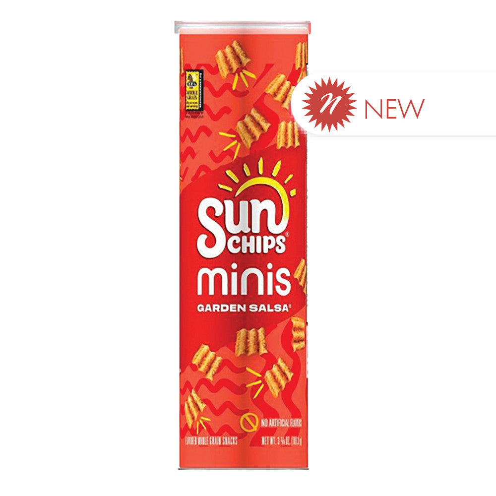 Wholesale Sunchips Minis Garden Salsa 3.75 Oz Canister-12ct Case Bulk