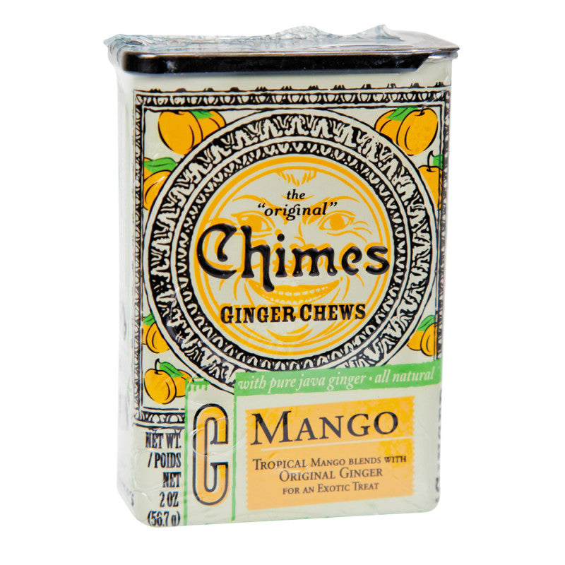 Wholesale Chimes Mango Ginger Chews 2 Oz Tin Bulk