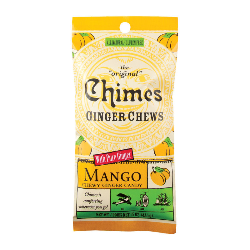 Wholesale Chimes Mango Ginger Chews 1.5 Oz Bag- Bulk